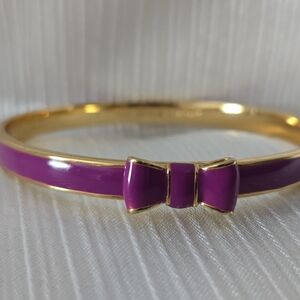 kate spade Purple and Gold Bow Bracelet